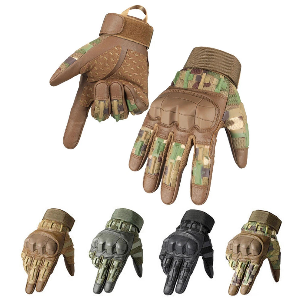 Tactical Touchscreen Gloves for Motorcycle Training (Outdoor Use)