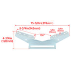 Set of 8 V Wing Brackets for Pontoon Trailer (Fits Various Models)