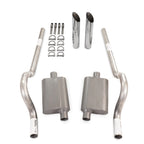 2.5" Dual Exhaust Kit for Mopar B Body (1962–1974) 2 Chamber Rear Exit SW Tip