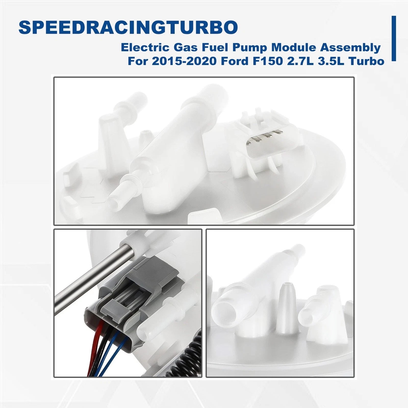 Electric Gas Fuel Pump Module Assembly for Ford F150 (2015–2020) 2.7L 3.5L Turbo