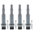 Set of 4 Ignition Coils & 4 NGK Laser Iridium Spark Plugs for BMW F30 320i