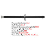 Rear Driveshaft for Audi Q5 SQ5 (2011–2017) AWD AT 58.04" 8R0521101M