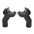 3.5" Pullback Handlebar Risers for Harley Dyna Softail Road King (1" Bar) Black