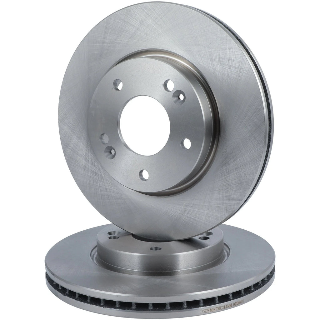 Front Brake Disc Rotors for Hyundai Sonata, Tucson FWD (2010–2012)