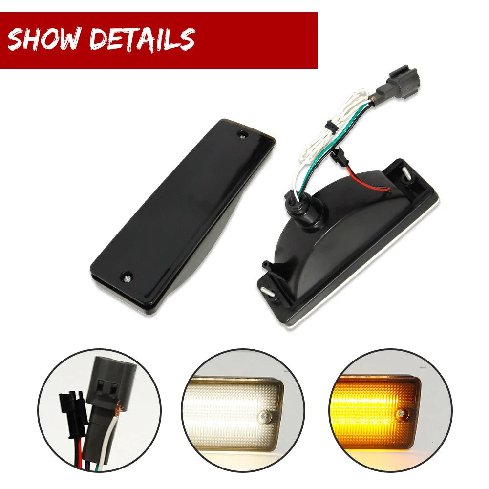 Smoke Switchback LED Signal Light for Nissan D21 Hardbody, Pathfinder (1988–1997)