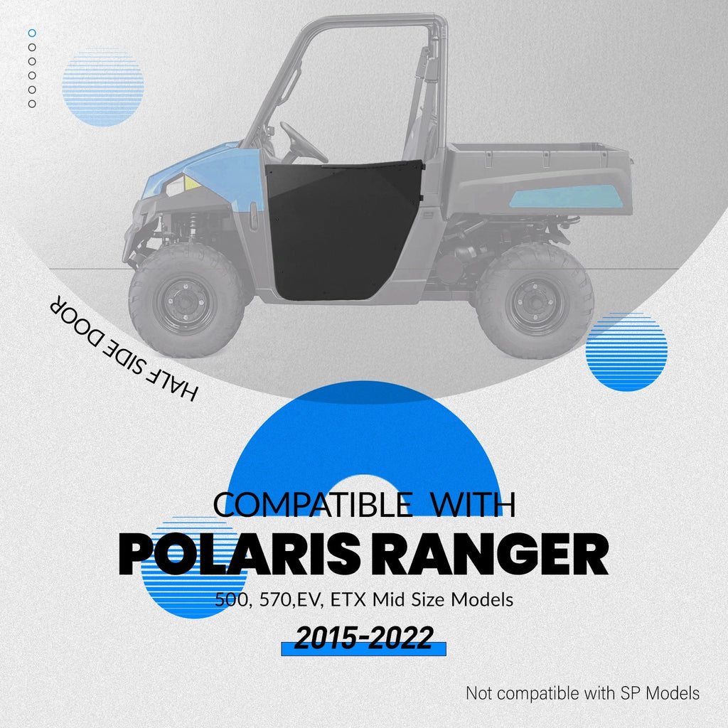 Half Door Kit for Polaris Ranger 500 570 EV ETX (2015–2022)