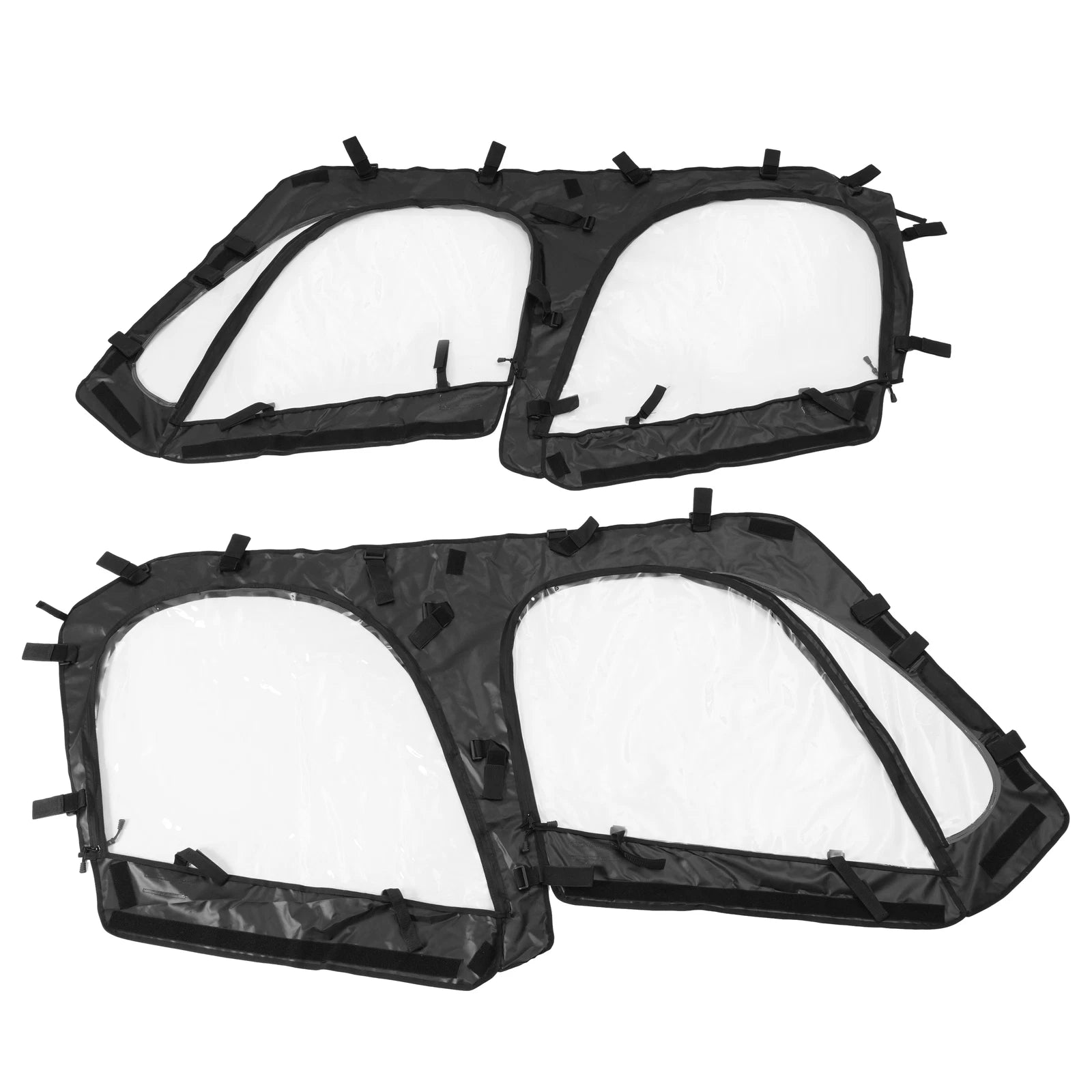 Set of 2 Soft Door Cab Enclosures for Honda Pioneer 1000-6 (2023–2025)