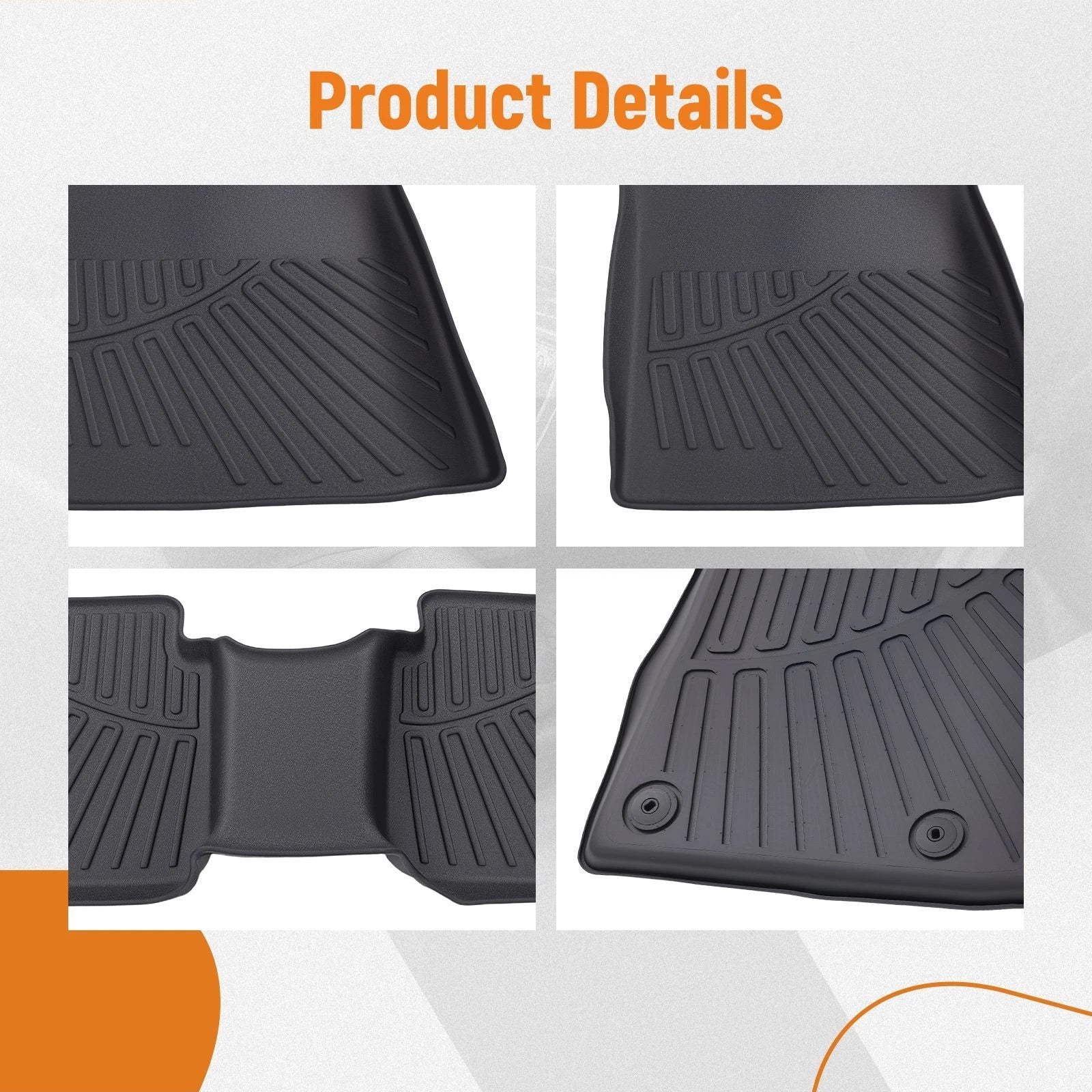 Carpet Floor Mats for Hyundai Elantra 2021–2026 N TPE Rubber All Weather
