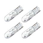 10pcs T5 74 Mini-Wedge Halogen Bulbs for Instrument Cluster Lights (Warm White)