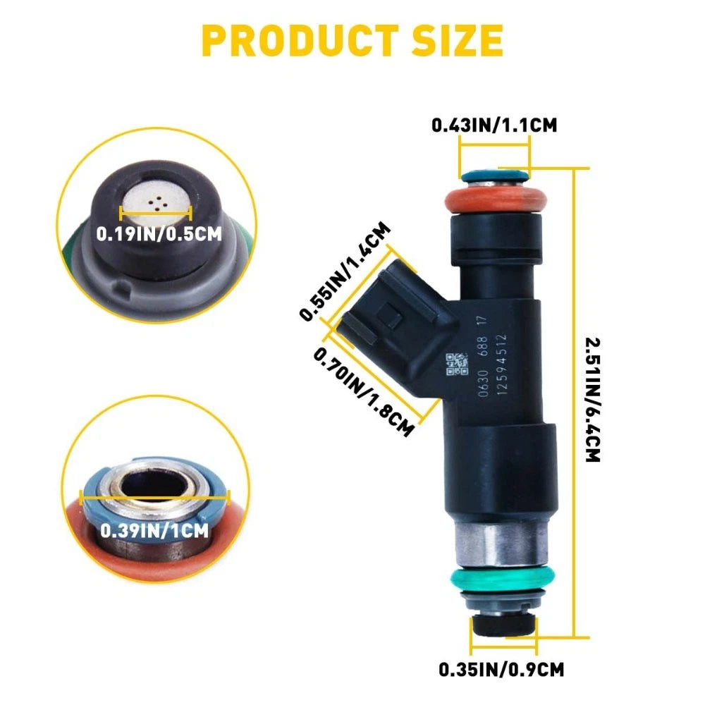 8X Fuel Injector for Chevrolet Express, Silverado 1500, GMC Sierra, Yukon (2003–2014)