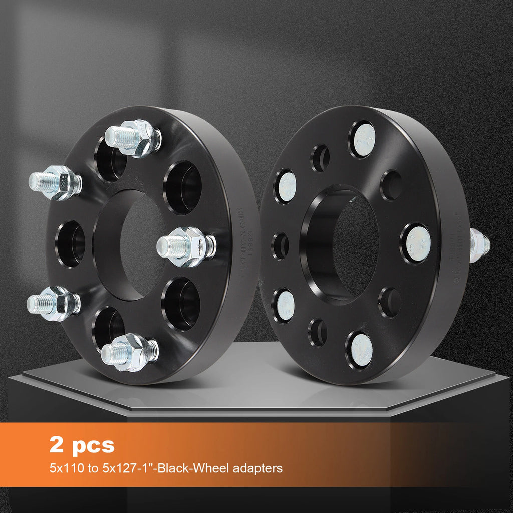 2X Wheel Adapter 5x110 to 5x127 for Chevrolet Malibu, Cobalt, Pontiac G6 (2004–2010)