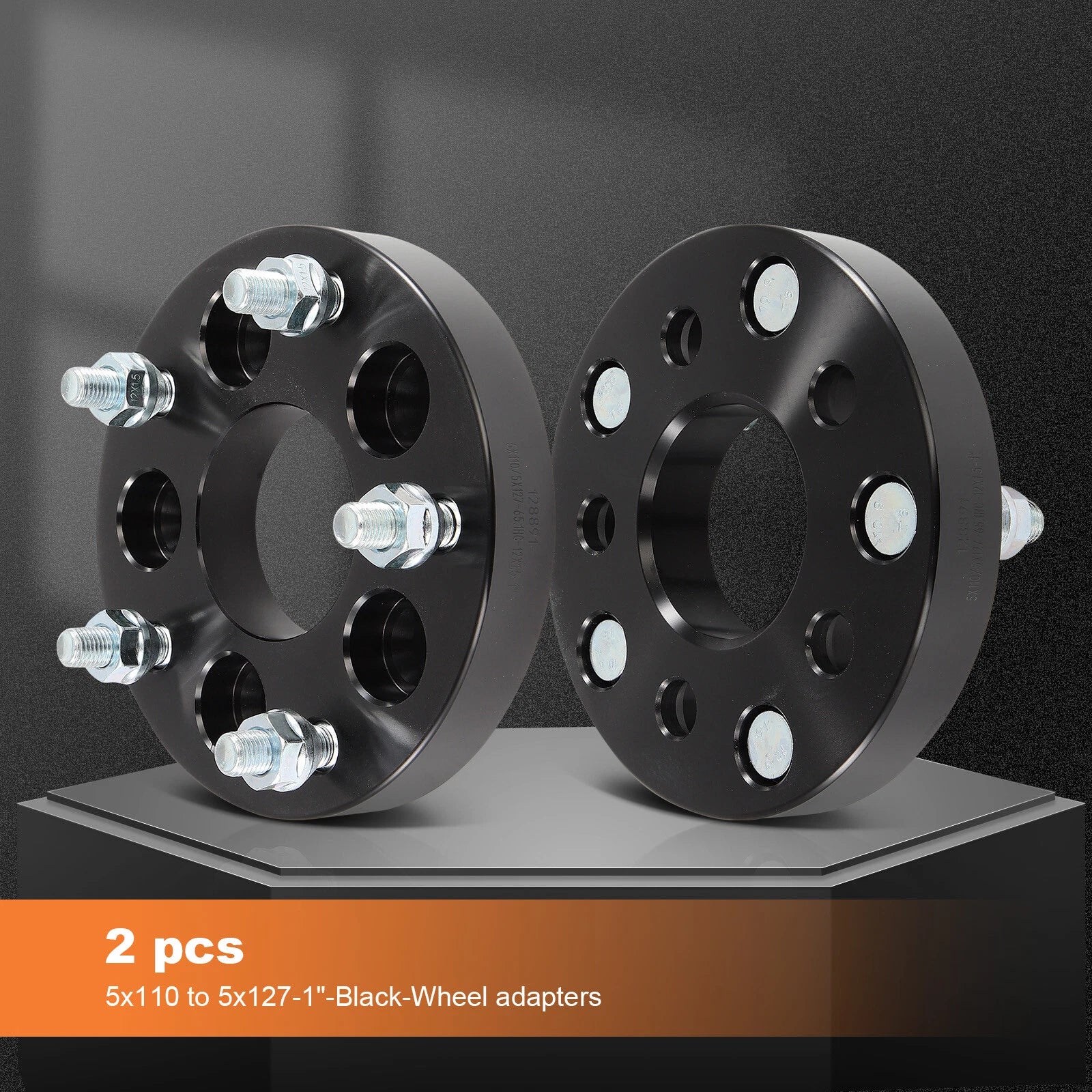 2X Wheel Adapter 5x110 to 5x127 for Chevrolet Malibu, Cobalt, Pontiac G6 (2004–2010)