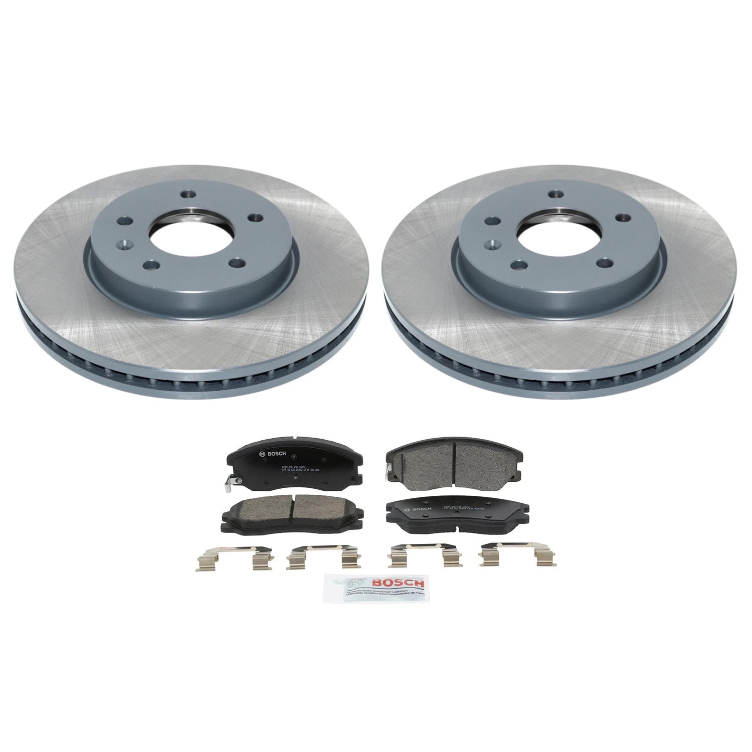 Front Rotors & Bosch QuietCast Ceramic Brake Pads Kit for Equinox Vue (2005–2010)