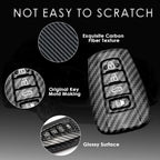 Carbon Fiber ABS Remote Key Fob Protector for Toyota (2012-2024)