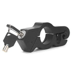 Black Motor Handlebar Lock Anti-Theft Grip for Bike Scooter ATV