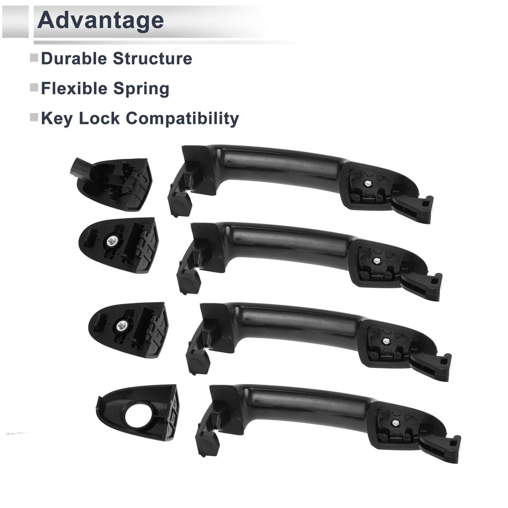 Front Left Right Door Handles for Hyundai Santa Fe (2007–2012)