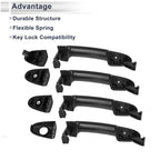 Front Left Right Door Handles for Hyundai Santa Fe (2007–2012)