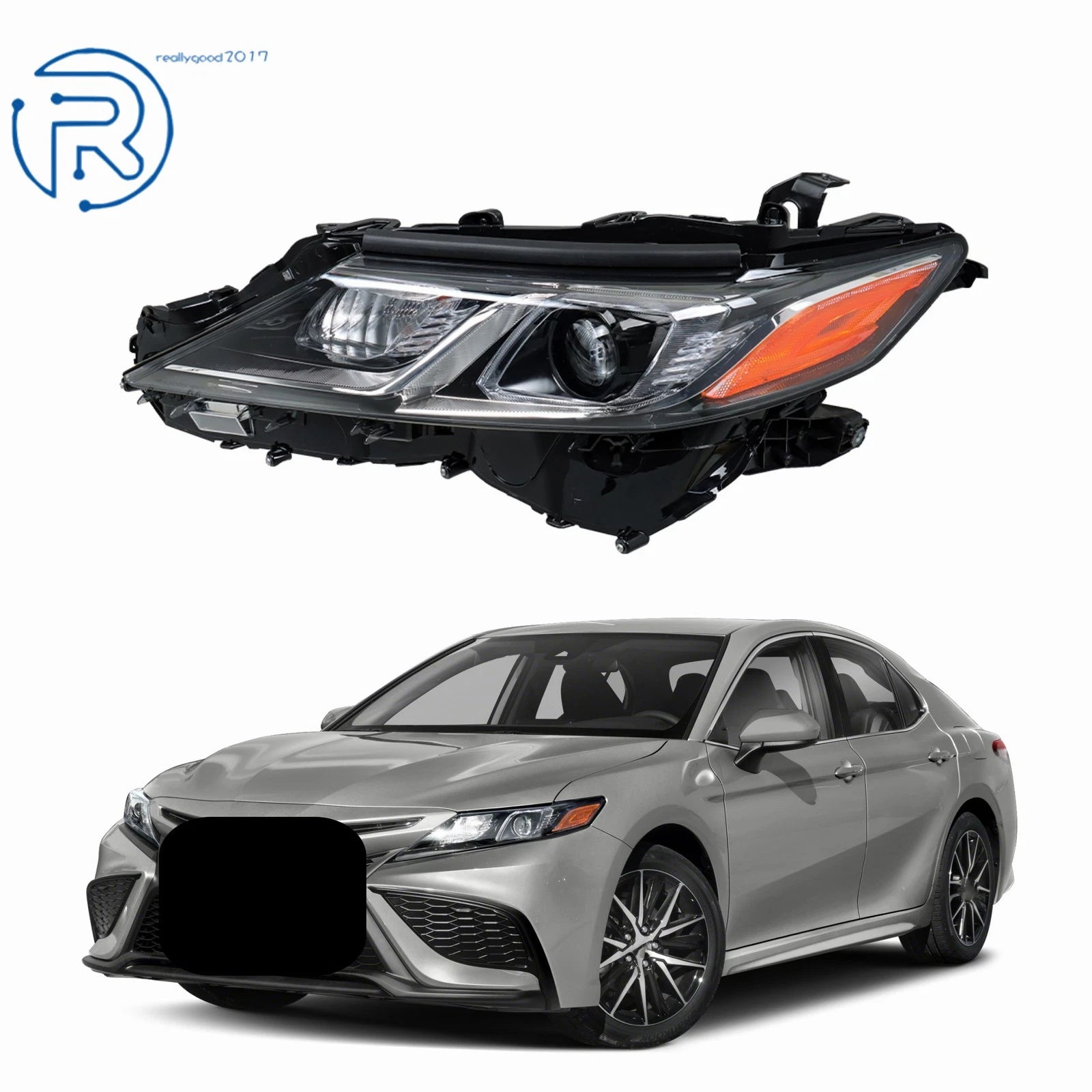LED Headlights for Toyota Camry (2018–2022) Driver Left Side, Black