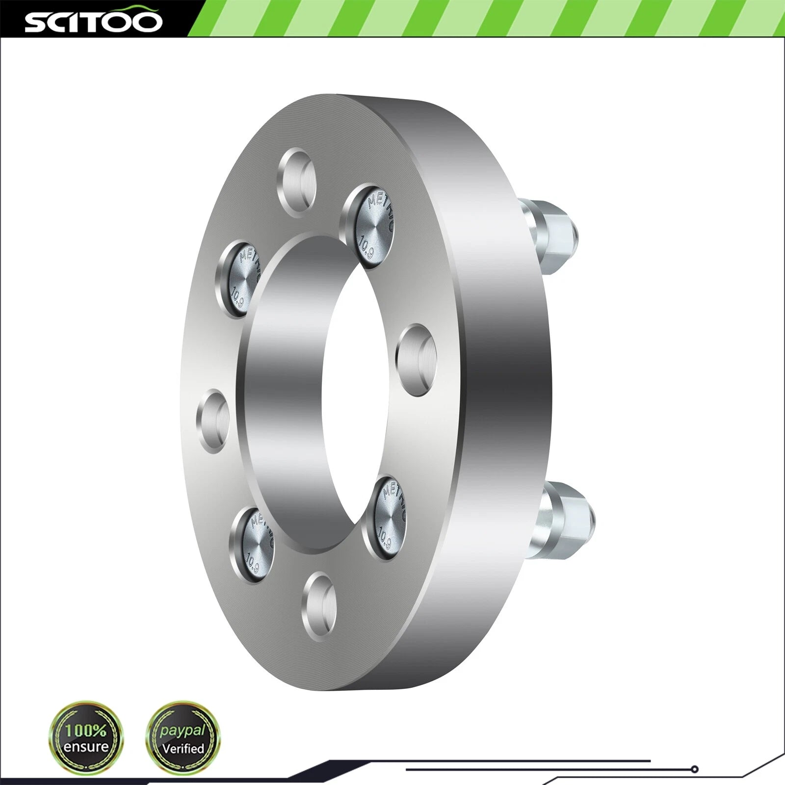 2X 4x108 to 4x100 1" Wheel Spacers 12x1.5 for Mercury Ford Focus Mustang Fiesta (2000–2023)