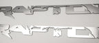 Emblems Badges Pair Brushed Stainless Steel for 2009–2019 SVT Raptor