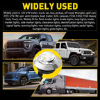 20X Mini LED Bullet Side Marker Lights for Truck Trailer (3/4")