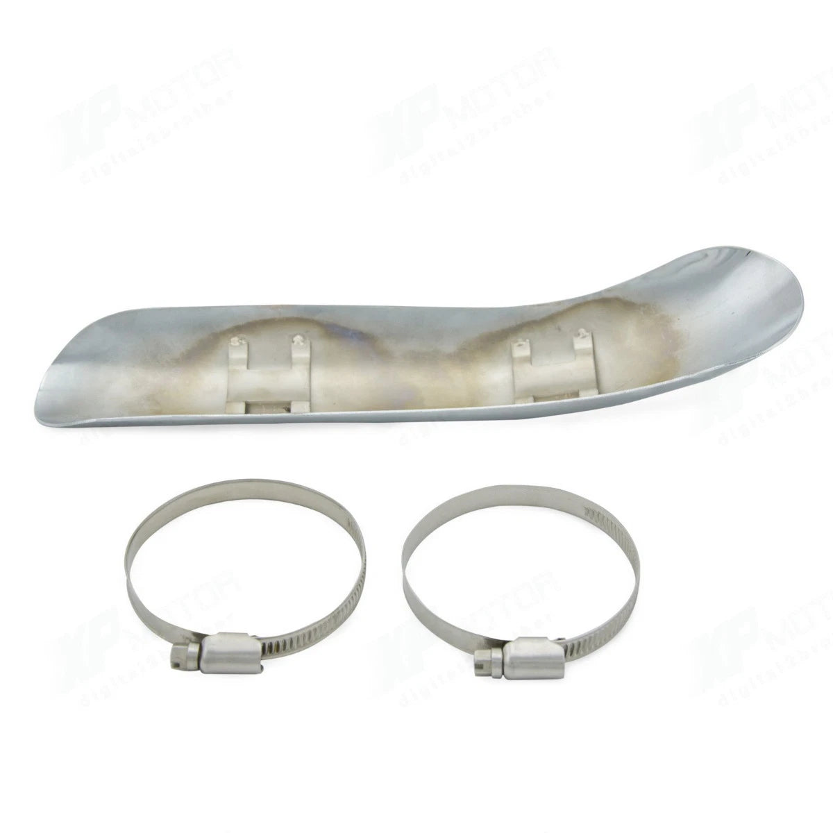 Muffler Pipe Curved Heat Shield for Yamaha Raider/V Star/Roadliner (2008–2019)
