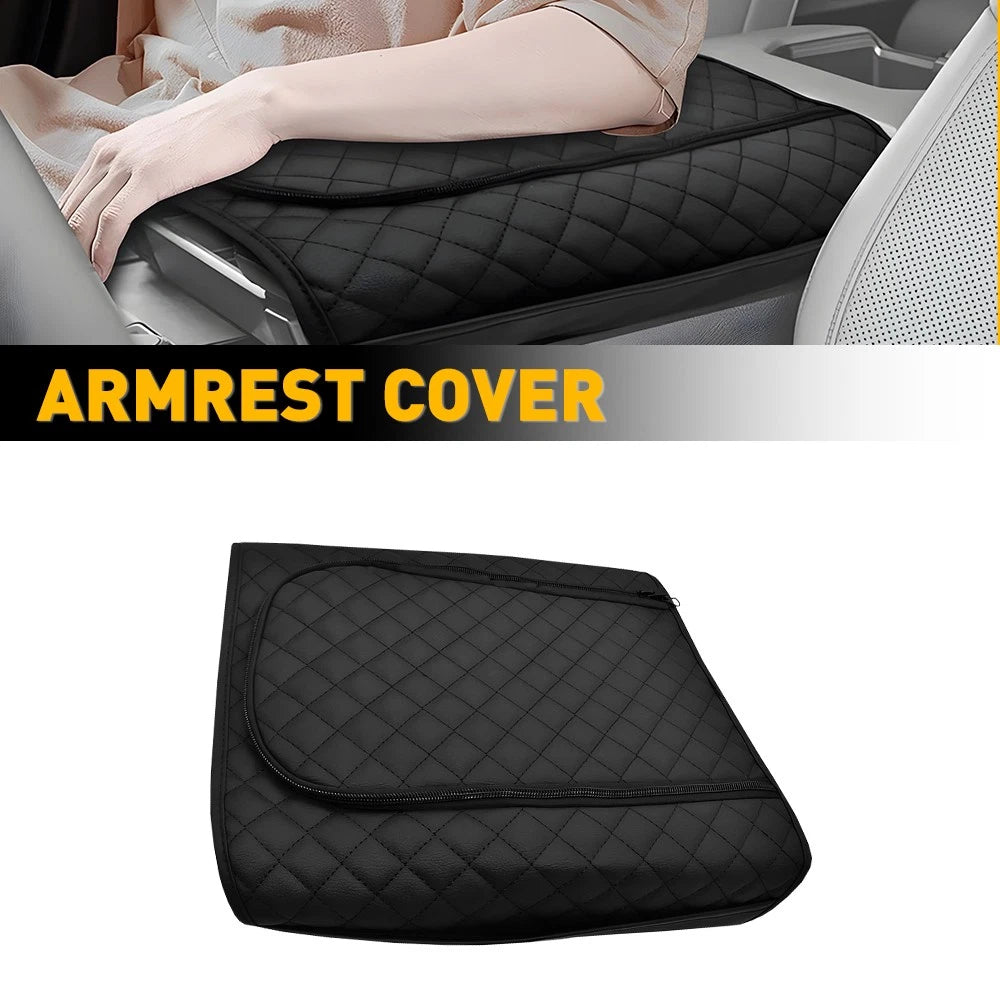 Center Console Lid Armrest Pad Cover for Toyota Sequoia Tundra (2023–2025)