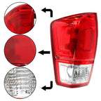 Tail Light for Toyota Tacoma (2016-2019) Red Rear Outer Lamp Halogen
