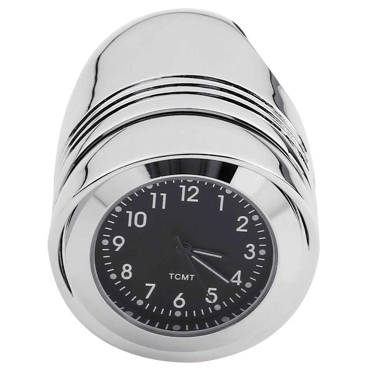 Chrome Handlebar Mount Clamp Clock for Harley Dyna (1991–2023)
