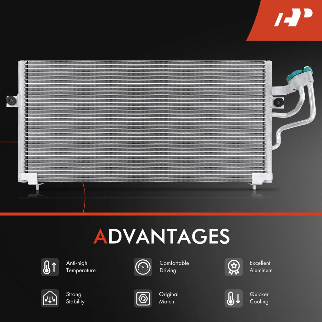 A/C Condenser with Bracket for Mitsubishi Mirage (1997-2002)