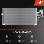 A/C Condenser with Bracket for Mitsubishi Mirage (1997-2002)