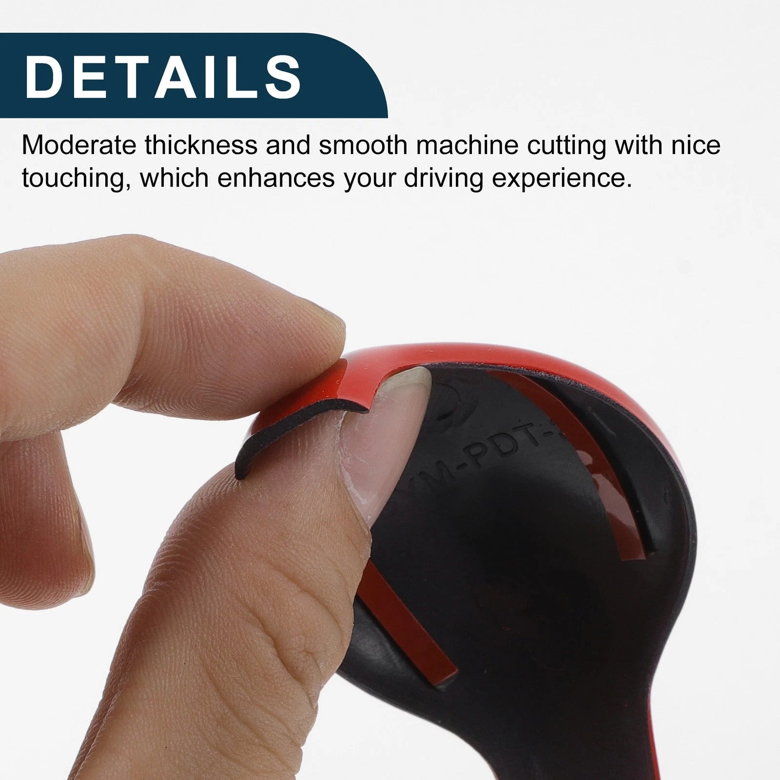 Gear Shift Knob Decorator Cover for Ford Mustang (2015–2023) Red