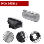 2X Euro Spec Clear Front Side Marker Lights for Honda Acura RSX Integra Civic (2002–2006)
