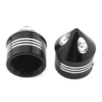 Front Wheel Axle Nut Covers for Harley Touring Road Glide Dyna Softail