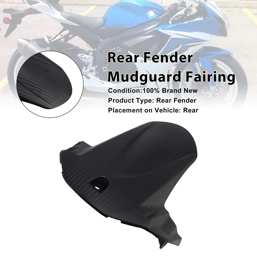 Rear Fender Mudguard for Suzuki GSXR600 GSXR750 (2011–2025) Black