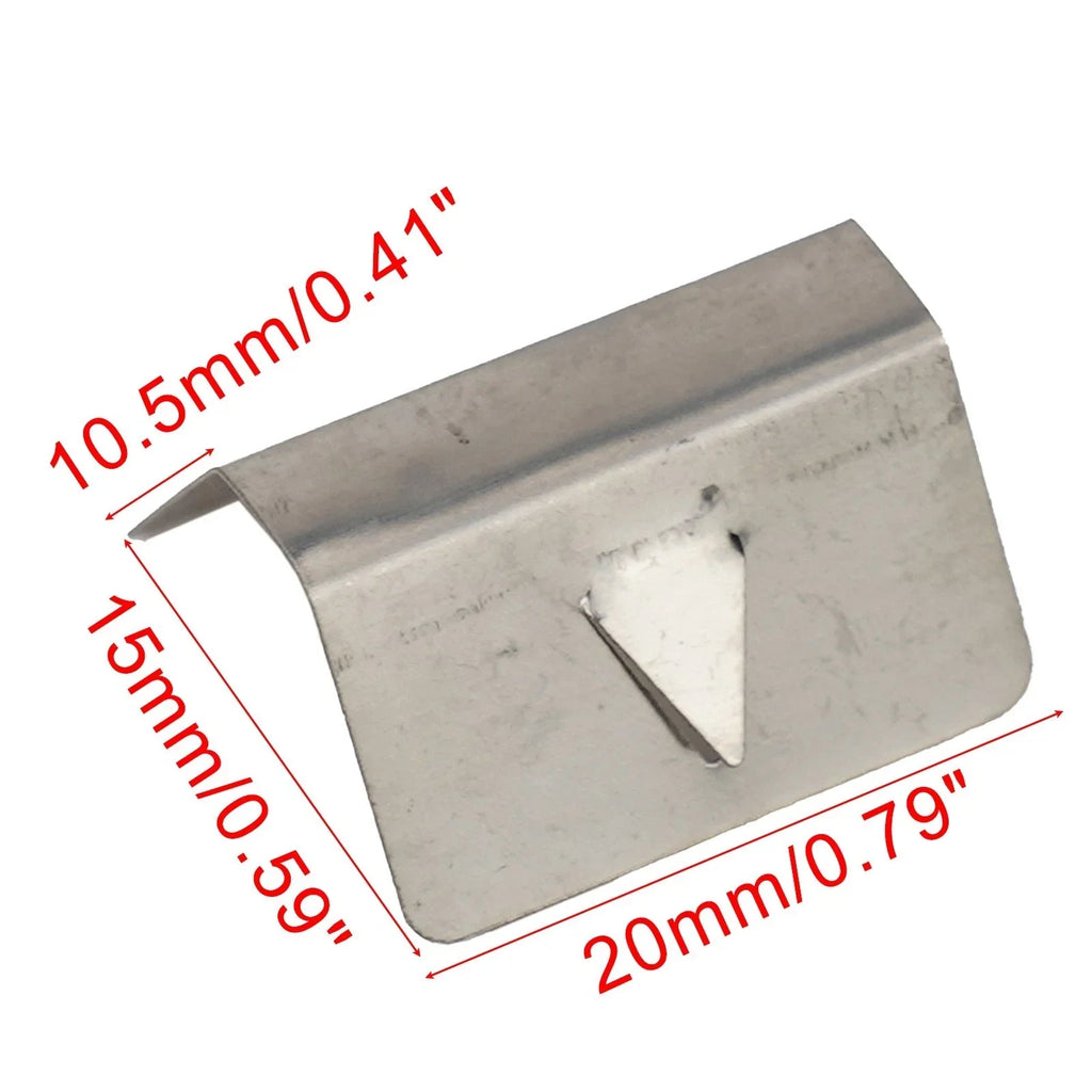 8PCS / 12PCS Wind Rain Deflector Channel Metal Retaining Clips