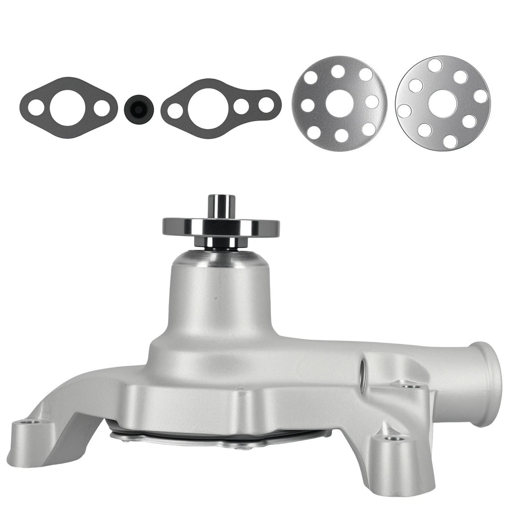 Short Water Pump for Chevy 283-400 V8 SBC (1955–1985) Aluminum
