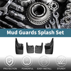 Set of 4 Mud Flaps Splash Guards for Toyota Land Cruiser Prado FJ150 (2010–2018)