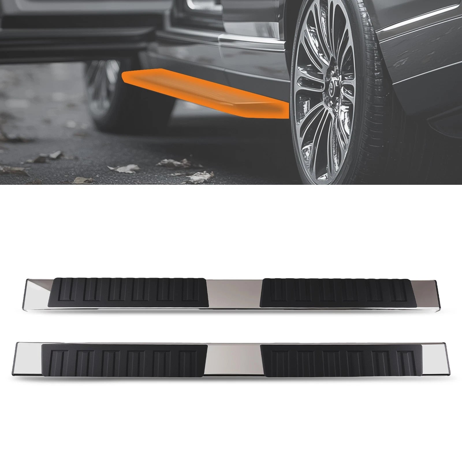 6" Running Board Kit for Dodge Ram 1500 Crew Cab (2019–2025) Easy Install