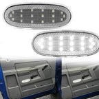White LED Front Door Panel Reflector Light for Dodge Ram 1500 2500 4500 (2002–2023)