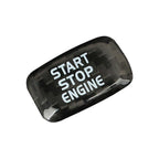Carbon Engine Start Stop Button Sticker for Volvo V40 V60 S60 S80 XC60 (2012–2020)