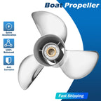 13.5" Stainless Outboard Propeller for Mercury 40-140HP (15 Tooth RH)