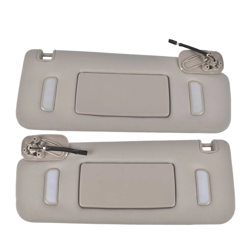 Gray Pair Sun Visor for GMC Yukon (2015–2019) 23459643 23459646 84247140 23198866
