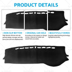 Non-Slip Dash Mat for Kia Cerato BD (2019–2024) Black