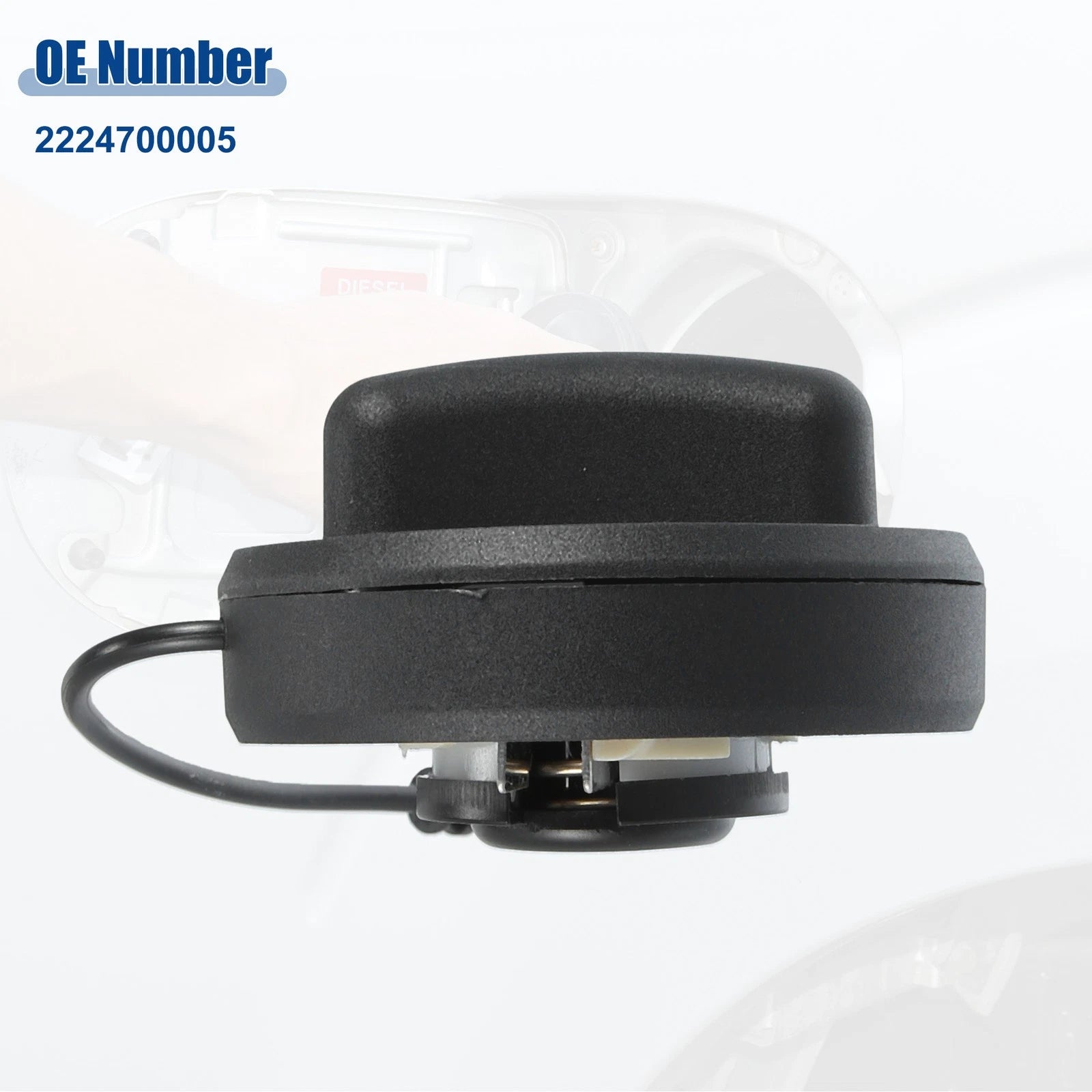 Gas Fuel Tank Cap for Mercedes-Benz A180 (2013–2018) 2224700005 Black