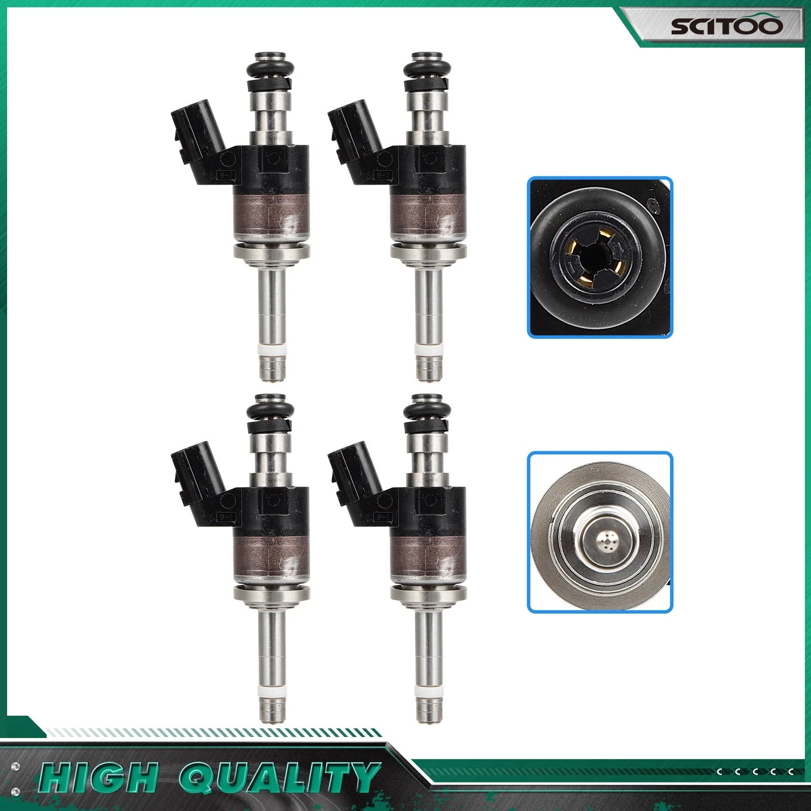 Set of 4 Fuel Injectors for Honda Fit 1.5L (2015–2019) 160105R1305