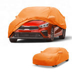 Waterproof All Weather Car Cover for Kia Forte  - Orange, Zipper