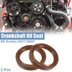 2X Engine Crankshaft Oil Seal No. 9031138067 for Toyota Camry (1984–2001)