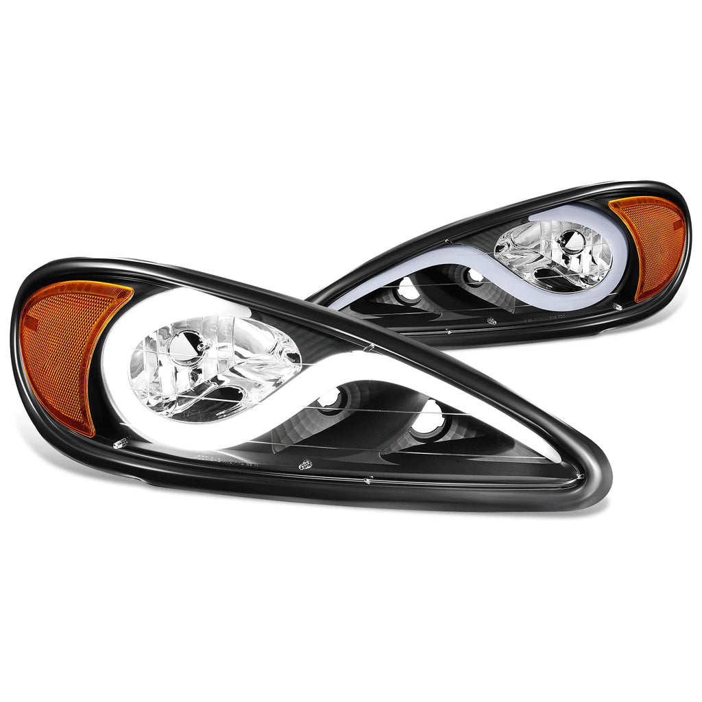 LED DRL for Pontiac Grand Am (1999–2005) Black Housing Amber Side Lamp