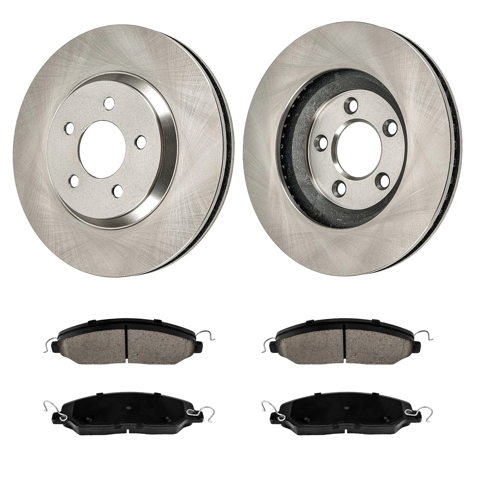 Front Ceramic Brake Pads and Rotors for Ford Mustang V8 4.6L (2005–2010)